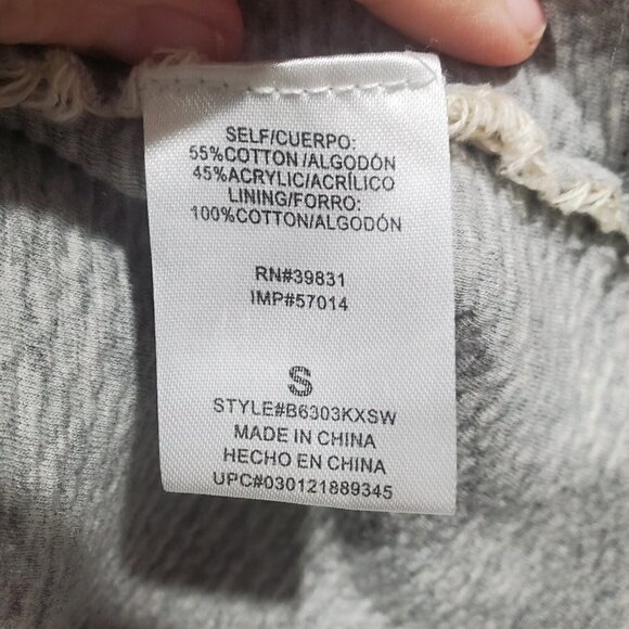 Democracy by Freedom Jeaneration Knit Cardigan Sweater Jacket Beige Gray… - Picture 7 of 12